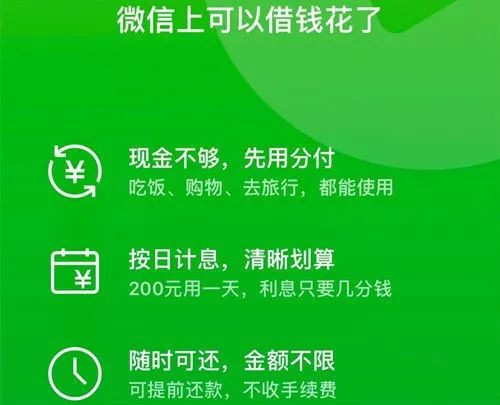 微信分付怎么開通